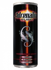 Энергетический напиток Adrenalin Rush 0,25 л.