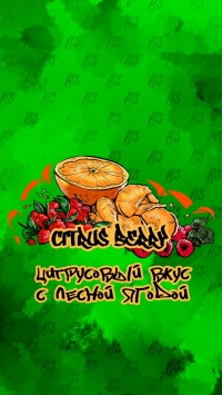 Табак B3 BERRY CITRUS ЦИТРУС С ЯГОДАМИ 50 ГР