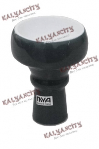 Чашка керамическая для кальяна MYA маленькая (внешняя) чёрная