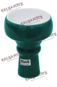 Чашка керамическая для кальяна MYA маленькая (внешняя) зелёная