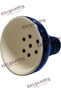 Чашка керамическая для кальяна MYA (внешняя) синяя