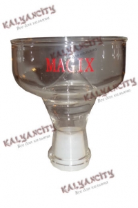 Чашка стеклянная для курительных камней MagiX (внешняя)