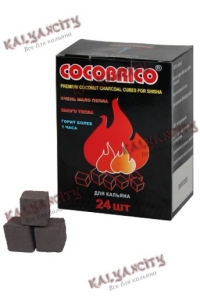 Уголь для кальяна Cocobrico 24 шт.