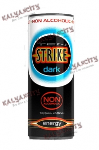 Энергетический напиток TenStrike «Dark» 0,25 л.