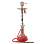 Стальной кальян AMY Deluxe 87см красный