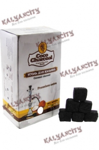 Уголь для кальяна Coco Charcoal Premium Extra 112 шт.